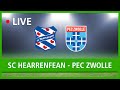 LIVE: sc Heerenveen - PEC Zwolle