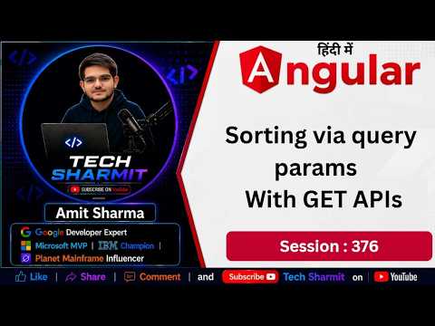 Sorting Via Query Params With Get Api Httpclient Api In Angular Angular Tutorial Ep 376