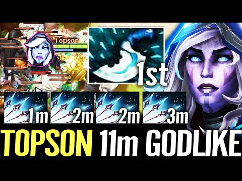 🔥 TOPSON Drow Ranger MID 11min GODLIKE — Blink 1st Item ULTRA KILL 100% Gosu Style Dota 2 Pro