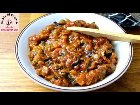 Cómo cocinar berenjena guisada