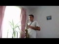 Comfortable place sax cover 