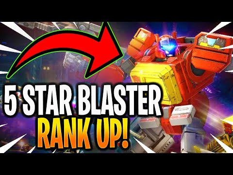 *NEW* 5 STAR BLASTER RANK UP & GAMEPLAY! - Transformers: Forged To Fight