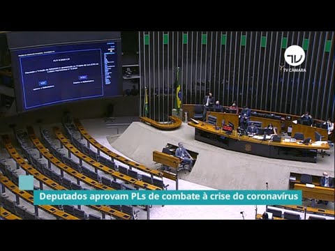 Deputados aprovam propostas de combate ao coronavírus e à crise econômica - 22/05/2020