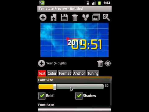 Make Your Clock Widget Video