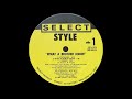 Style What A Brother Know Select Records 1990