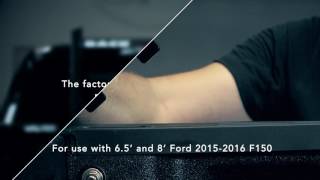 50XXX Series Wide Top Rail Tonneau Cover Adaptor, Fits Select Ram HD, Ram 1500/2500/3500, For 6.5/8 ft. Bed, Wide Top - video thumbnail 2