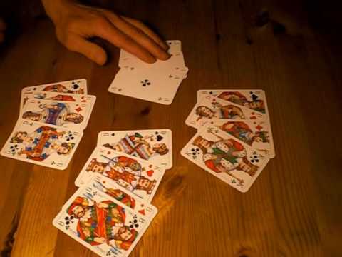 Kartentrick Karten sortiert