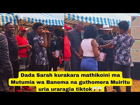 😱Dada Sara guthomera sister ya mutumia wa Banema live live mathikoini na kumiriria Banema mathikoini