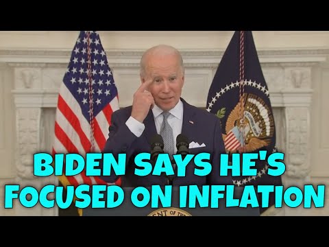 Biden Just Disagreed that He's NOT Focused on Inflation, calling it Malarkey!