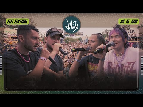 LuckyLily & Sh@wdy Sh@f vs. Shizu & Morgana | On Beat Battle + Interview @ Feel Festival | DLTLLY