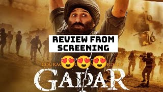 Gadar 2 Review | Gadare2 Movie Review | Indian Army screening |