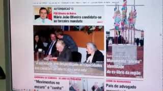 preview picture of video 'Revista de imprensa do Jornal da Bairrada de 28 de Março, edição digital'