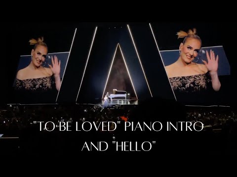 "To Be Loved" Piano Intro and "Hello"/ Weekends with Adele at The Colosseum/ Saturday, March 4, 2023