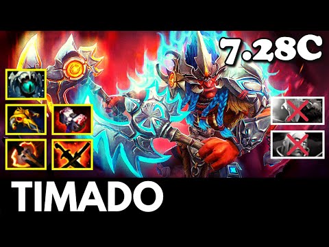 😱TIMADO TROLL WARLORD HC CAN'T STOP DOTA 2 7.28C