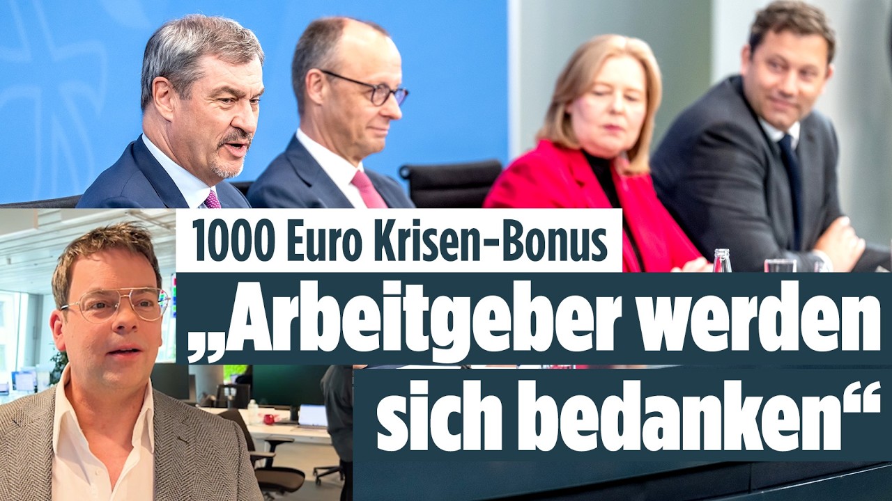 1000 Euro Entlastung: Steuerfreier Krisen-Bonus – wer profitiert wirklich? | Vertraulich-Clips