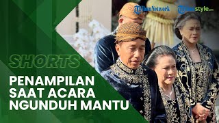 Penampilan Keluarga Presiden Jokowi saat Ngunduh Mantu Kaesang & Erina, Kompak Kenakan Beskap Biru