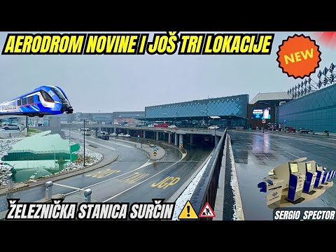 Beograd Obilaznica novo ime, Aerodrom NOVINE i Pruga Zemun Polje - Surčin stanica radovi #beograd