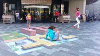 preview picture of video '3D street painting in Almere'