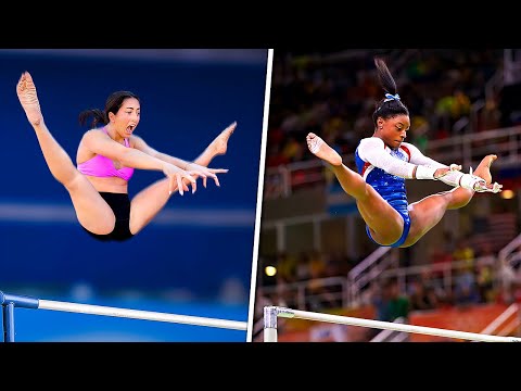 Trying Impossible Gymnastics Skills!