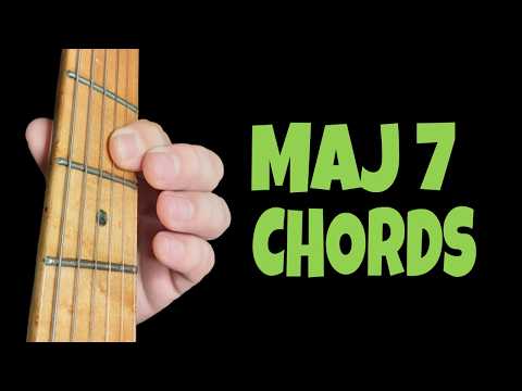 Easy Maj7 Guitar Chords 🎸 | Beginner | TAB | No Talking