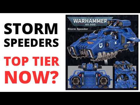Storm Speeders Buffed - How Strong Now? Space Marine Unit Review for Warhammer 40K