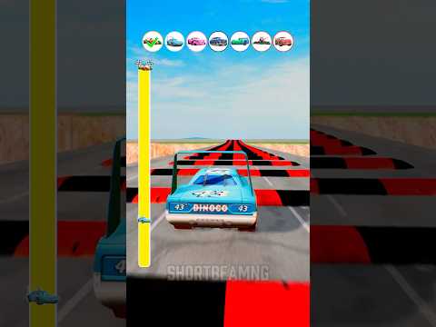 Speed Bumps Vs Pixar Cars 🔥 #beamngdrive