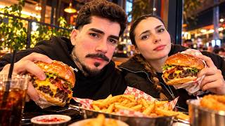 BRABOX LEVOU A MARIA PRA COMER HAMBUGER JUNTOS!