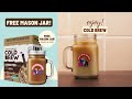 Assorted Cold Brew Free Mason Jar