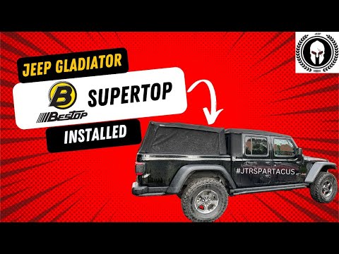 Bestop Supertop Installed on my Jeep Gladiator - #JTRSPARTACUS