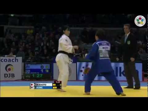 Judo Grand-Prix Düsseldorf 2013: Riho OKAMOTO (JPN) - Bo Kyeong JEONG (KOR) Final [-48kg]