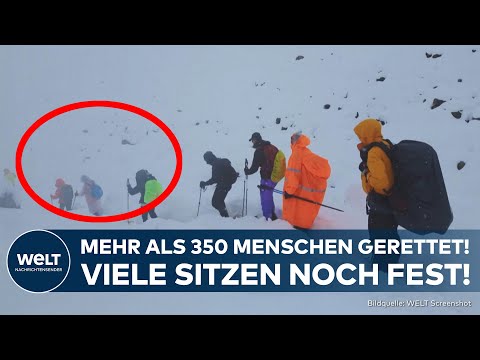 Video Thumbnail: MOUNT EVEREST: Gewaltiger Schneesturm überrascht Hunderte Bergsteiger auf tibetischer Seite!