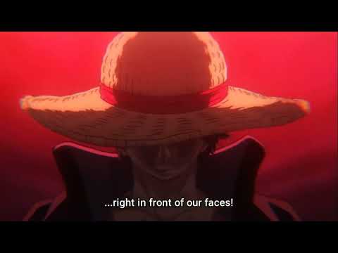 Luffy uses RED ROC Vs Kaido | One Piece Episode 1015