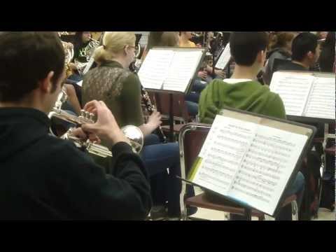 Preparing for "Transit of Venus March" by John Philip Sousa
