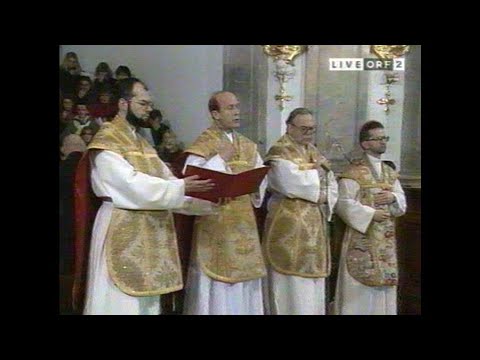 Festgottesdienst "850 Jahre Stift Wilhering" am 8. Dezember 1996 - Teil 1