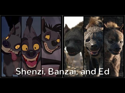 Shenzi, Banzai, and Ed Evolution (The Lion King)