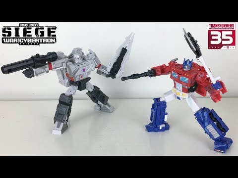 Transformers 35 Anniversary Classic Animation Optimus Prime & Megatron Review