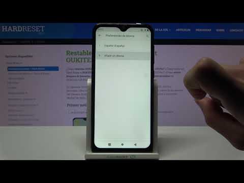 Cómo configurar el idioma de Oukitel C15 Pro  - cambiar el idioma