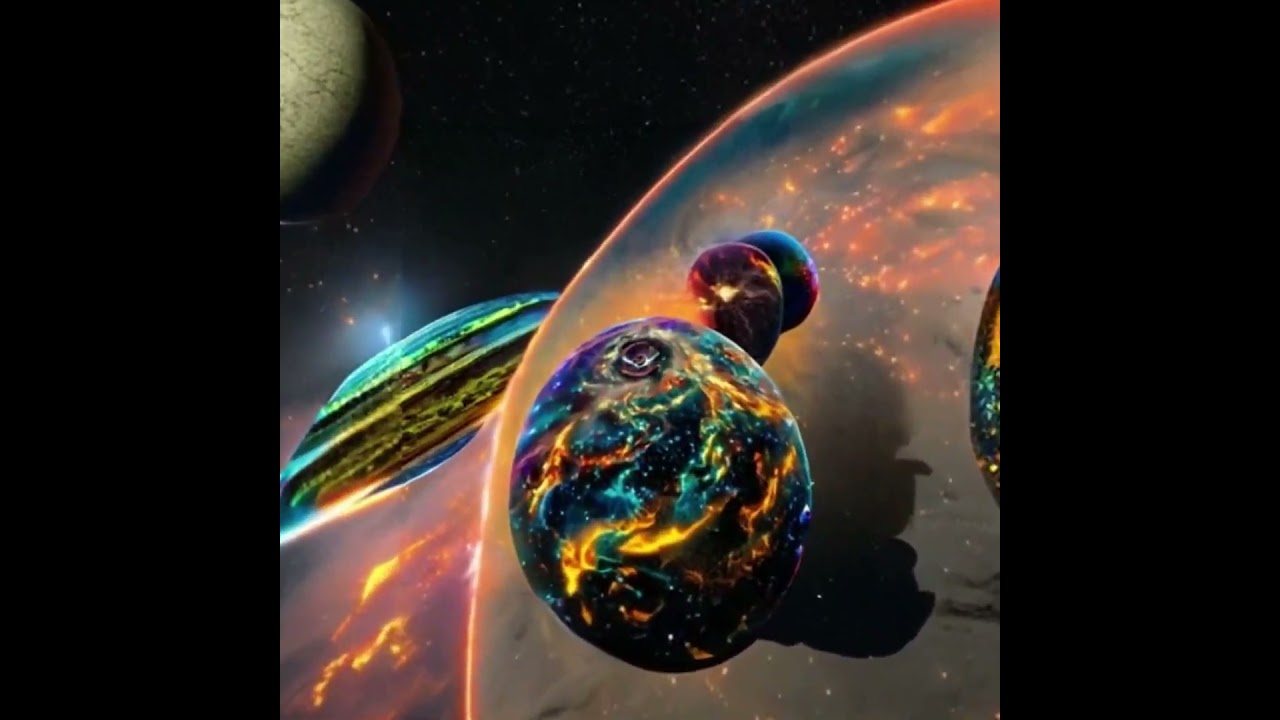 nebula, planets, stable diffusion