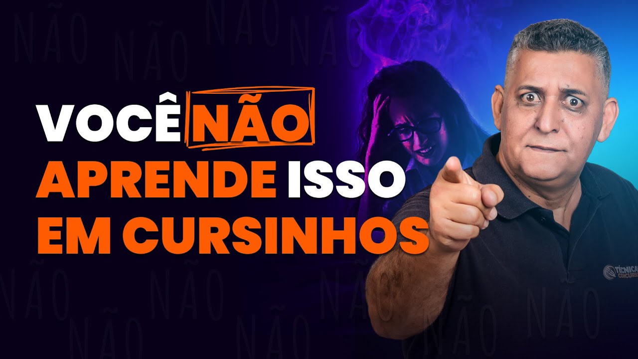 VOCÊ NÃO APRENDE ISSO EM CURSINHOS I Prof. João Batista