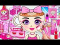 Paper DIY ITALIAN BRAINROT Ballerina Cappuccina Skincare Makeup Nails Blind Bag Unboxing ASMR