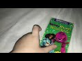 Barney Rhymes With Mother Goose 1993 VHS Review