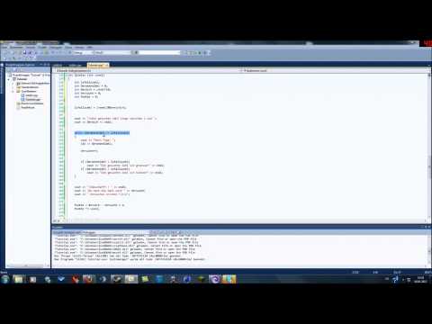 Visual c++ 2010 Express | Tutorial #08 Part 2/2