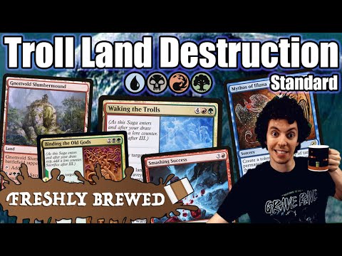 ☕ Freshly Brewed: Episode 18 - 🟢🔴🔵⚫ Troll Land Destruction - Kill All The Lands! (Standard)