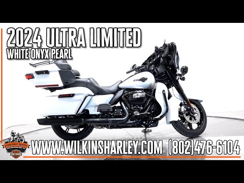 2024 Harley-Davidson FLHTK Ultra Limited in White Onyx Pearl and Black Trim