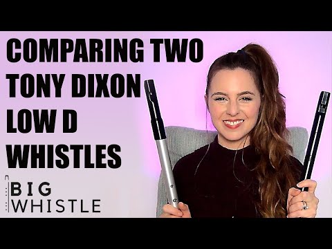 Comparing 2 Tony Dixon Low D Whistles - ALUMINIUM VS PVC REVIEW