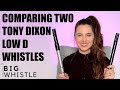 Comparing 2 Tony Dixon Low D Whistles ALUMINIUM VS PVC REVIEW
