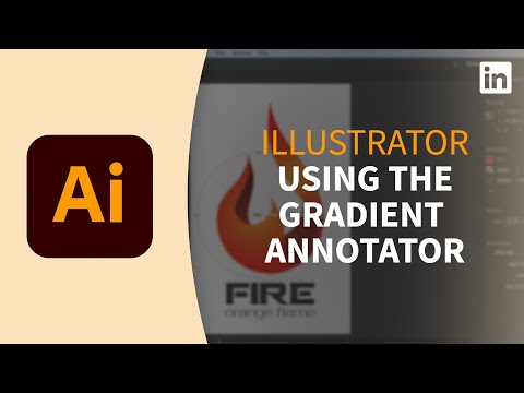 Illustrator教程--使用梯度註釋器工具 (Illustrator Tutorial - Using the gradient annotator tool)