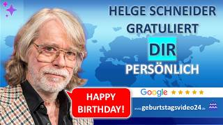 Helge Schneider – Beispielvideo zum Geburtstag