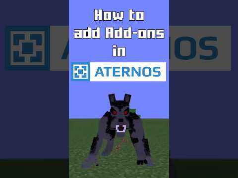 PrinceMJ Minecraft - How to add ADDONS in Minecraft Bedrock Aternos Server #minecraft #shorts #aternos