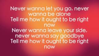 MEGAN NICOLE - Never Wanna Let You Go (Lyrics)
